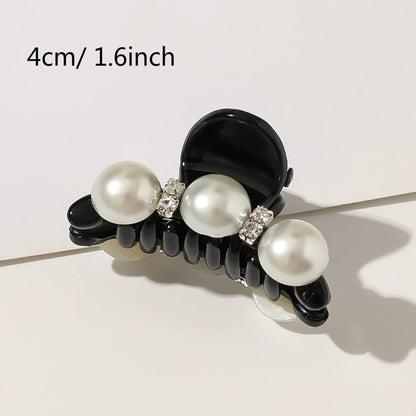 Crystal Pearls Beads Hair Clips