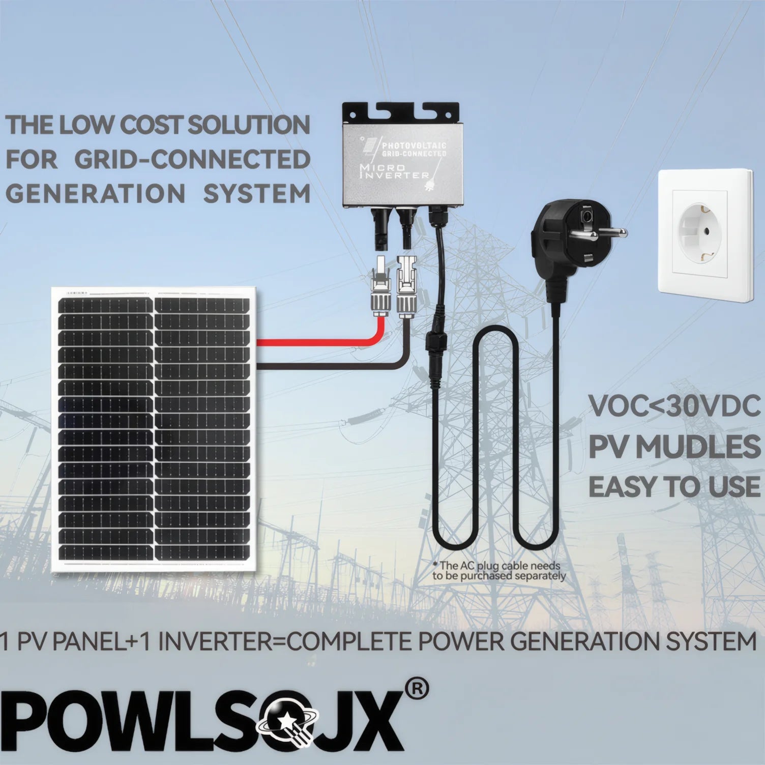 IP45 Waterproof Solar Grid Tie Micro Inverter