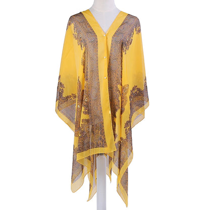 Chiffon Women Beach Cover-Up Poncho