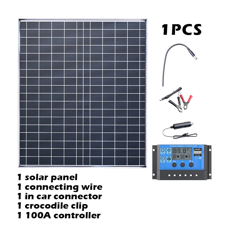 All-In-One 1000W Outdoor Solar Charger Kit