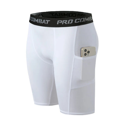 Quick-Dry Compression Shorts for Men's