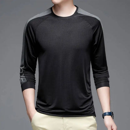 Schnelltrocknendes, feuchtigkeitsableitendes Laufshirt für Herren – Atmungsaktives, leichtes Sport-T-Shirt