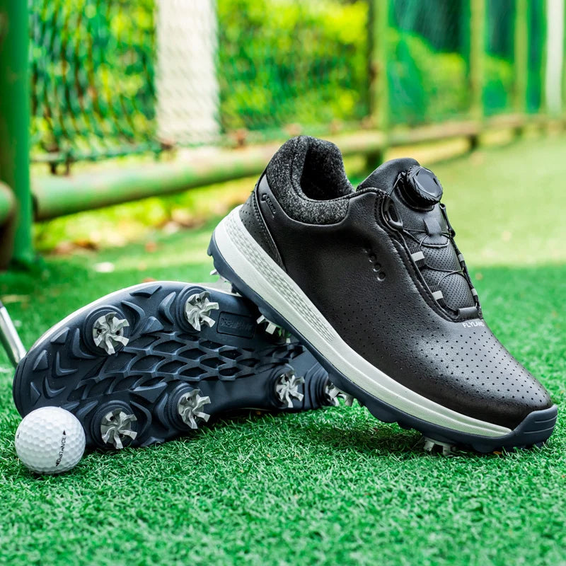 Chaussures de golf imperméables antidérapantes - Boucle rotative