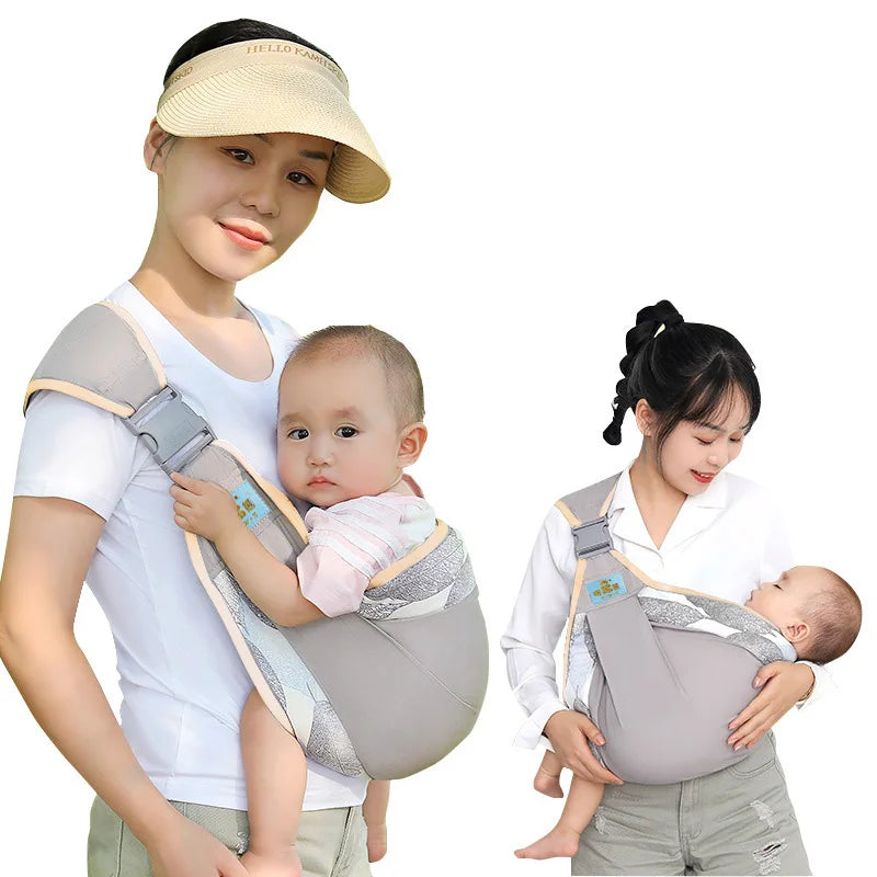 Porte-bébé extérieur portant la taille de bébé