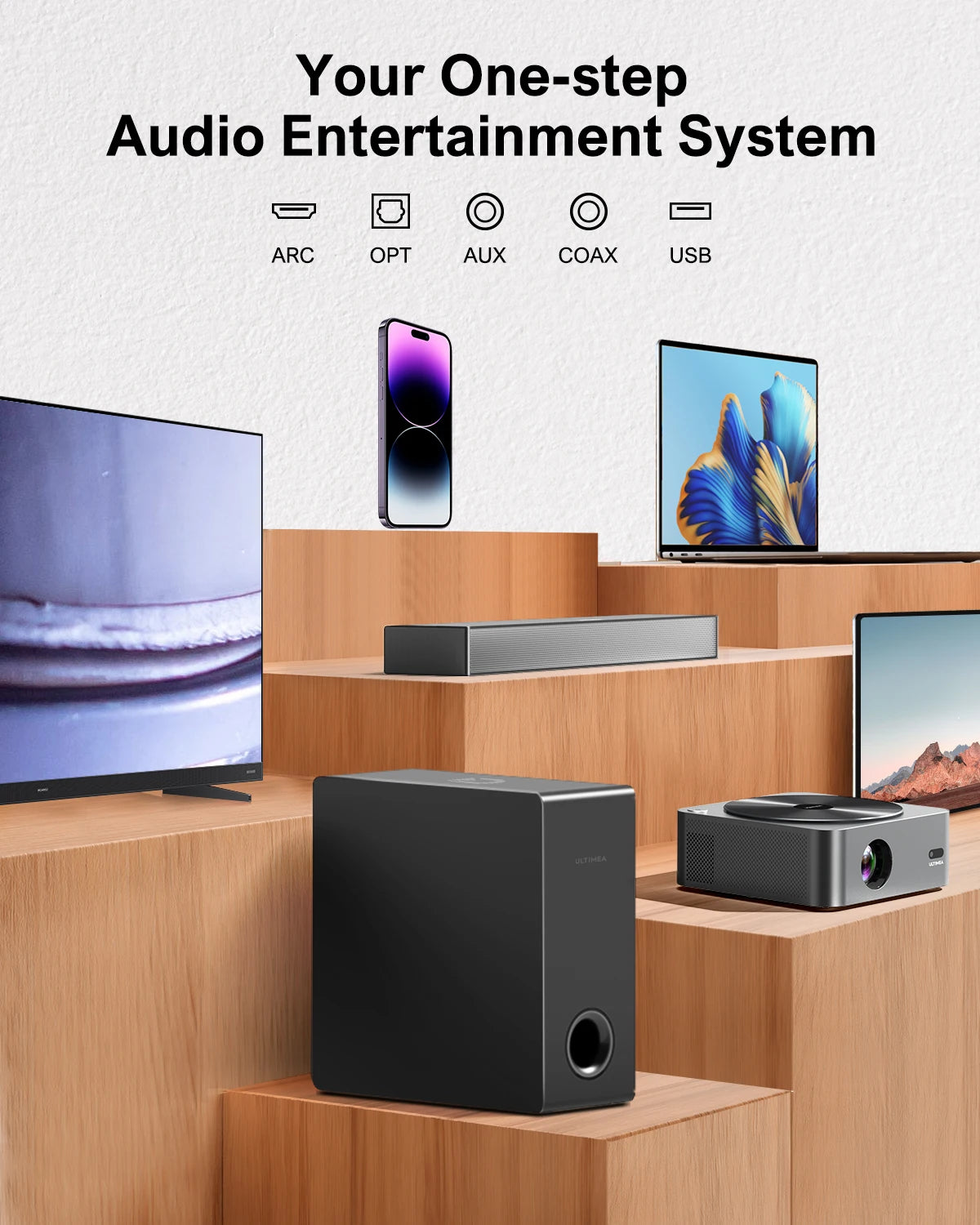 Home Theater Sound System Bluetooth Speakers