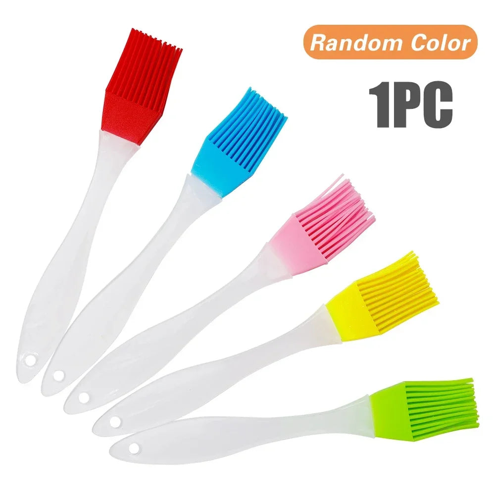 Temperature Resistant BBQ Cake Baking Silicone Oil Brush Kit
