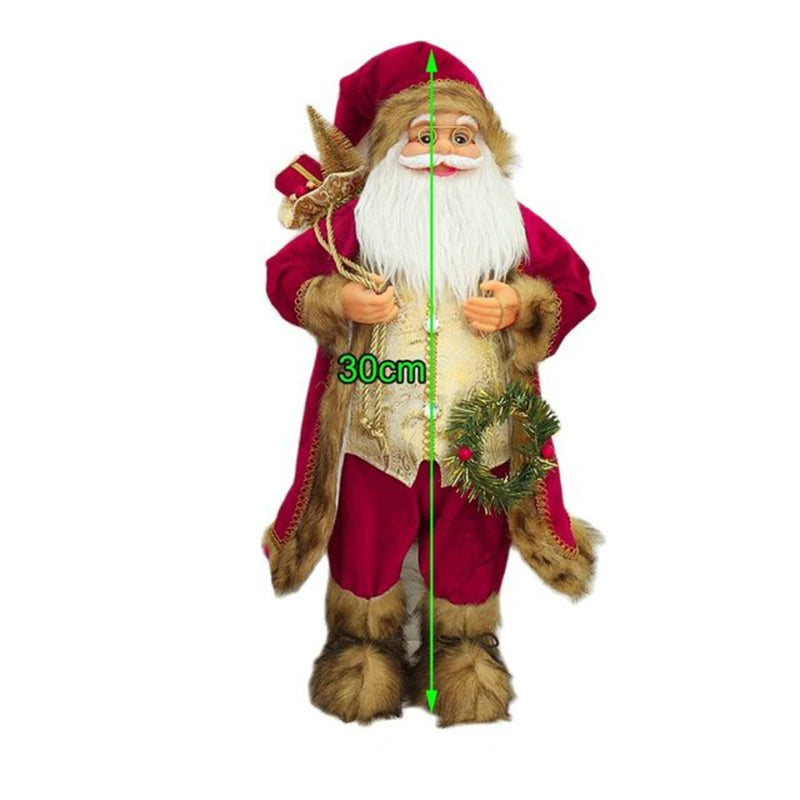 30cm Santa Claus Doll Christmas Decoration