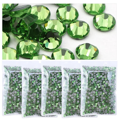 Strass pailletés à dos plat pour nail art, accessoires de décoration pour robe