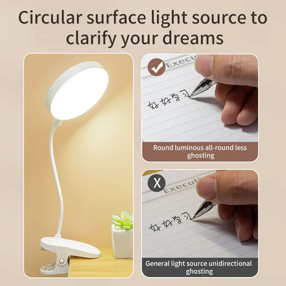 Clip-on Touch LED USB Desk Lamp