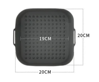 Pot réutilisable en silicone pour friteuse à air