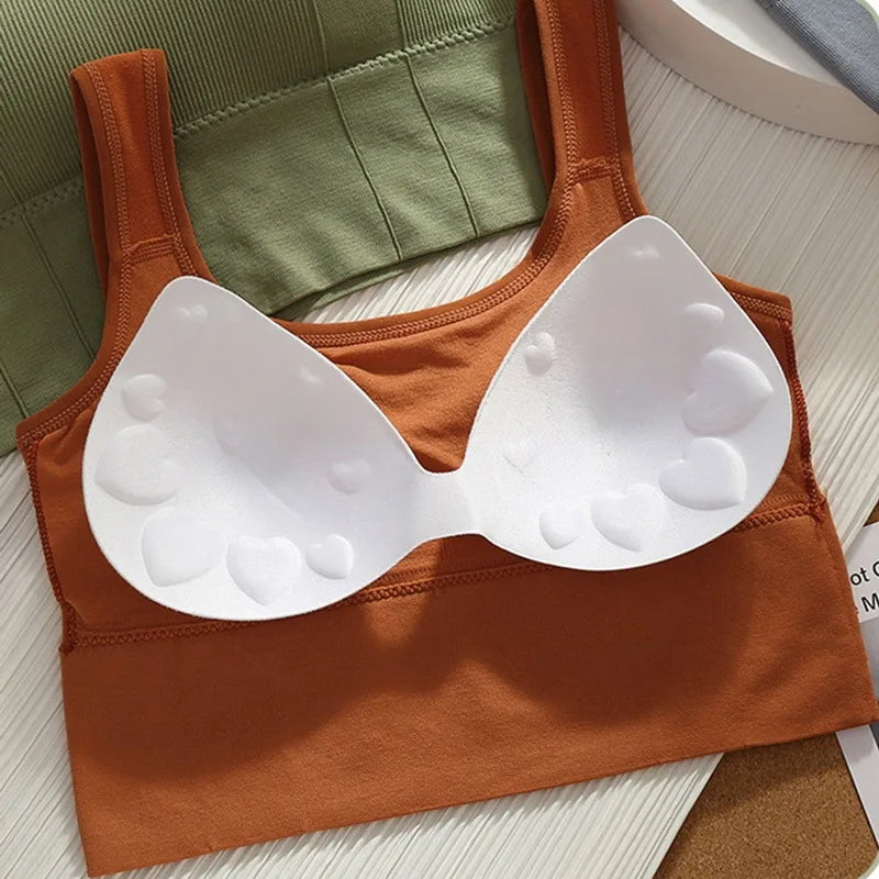 Women's Strapless Sports Bra Back Lingerie Innerwear