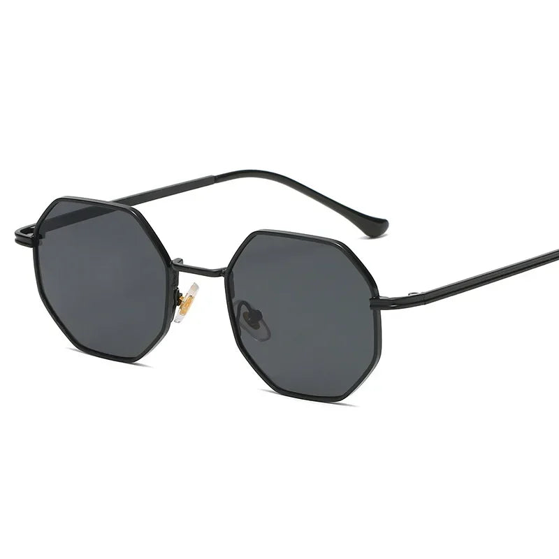 Polygon Metal Square Sunglasses