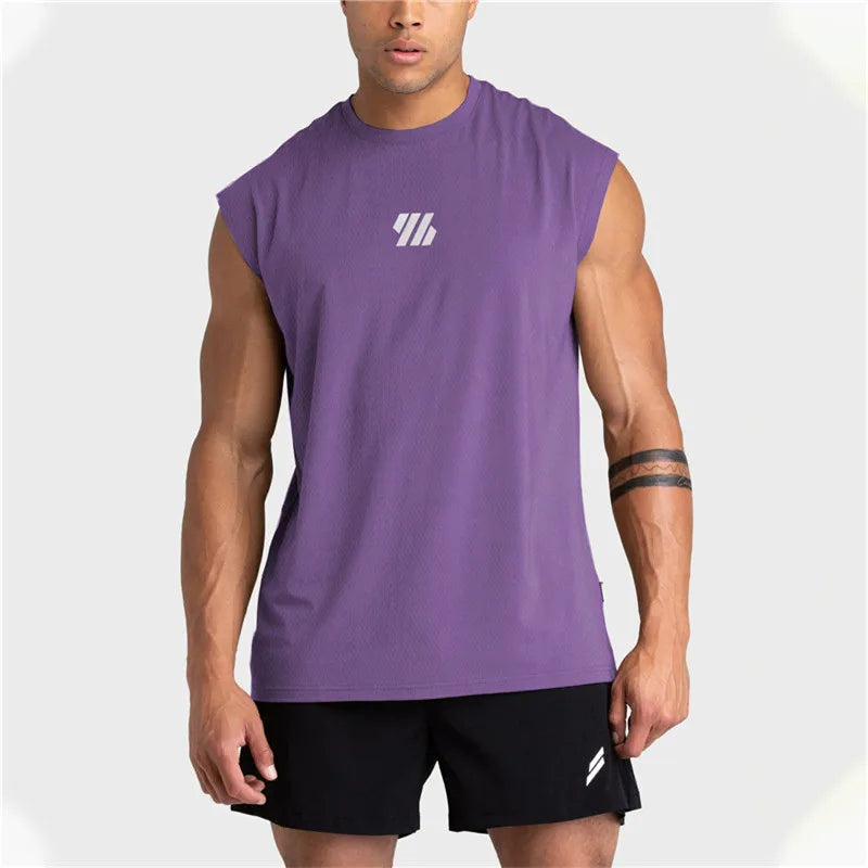 Men's Sleeveless Gym Tank Tops