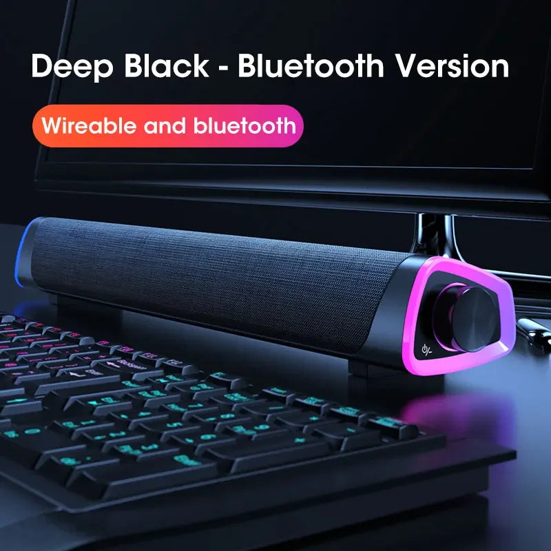 4D Stereo Sound Bluetooth Computer Speaker