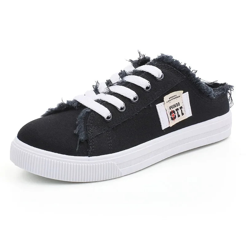 Women's Lace-Up Canvas Shoes