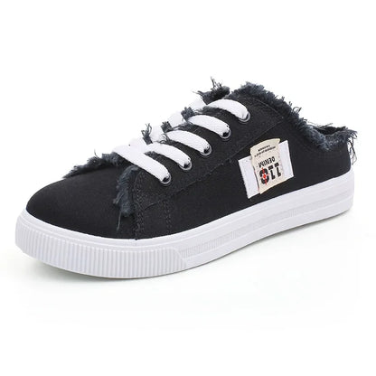 Women's Lace-Up Canvas Shoes