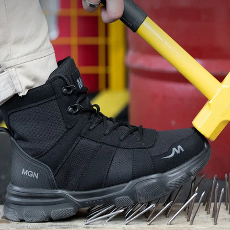 Chaussures de sécurité indestructibles - Chaussures de travail antidérapantes pour hommes