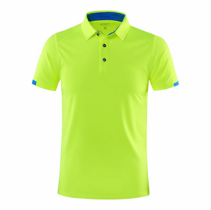 Breathable Quick Dry Short Sleeve Men's Golf Shirt