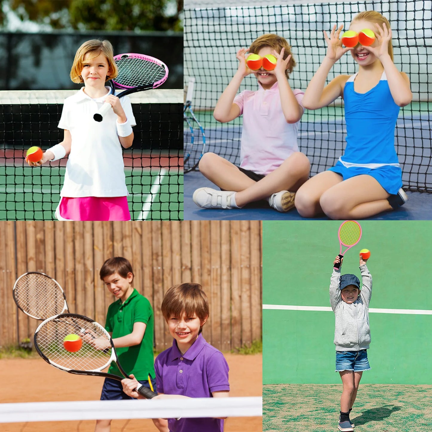 Kids' Tennis Balls: Soft & Low Compression