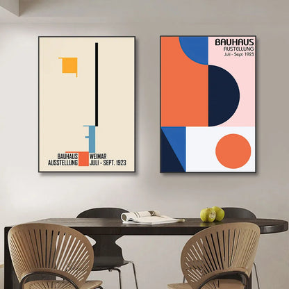 Bauhaus Geometry Pop Art Canvas Gallery