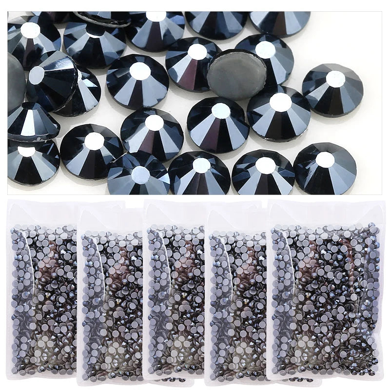 Strass pailletés à dos plat pour nail art, accessoires de décoration pour robe