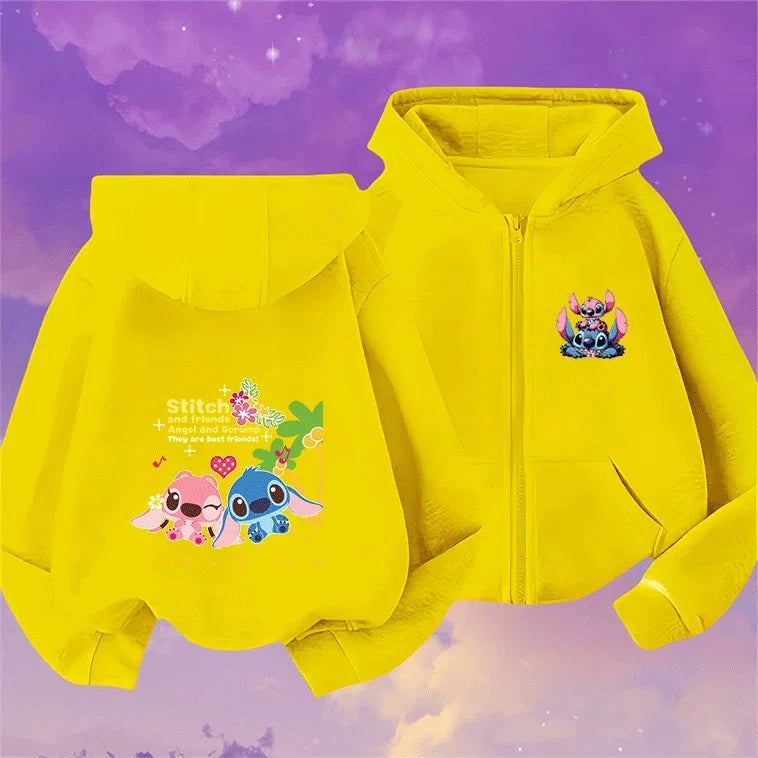 90s Cartoon Lilo and Stitch Hoodie - Cute Anime Sweatshirt
