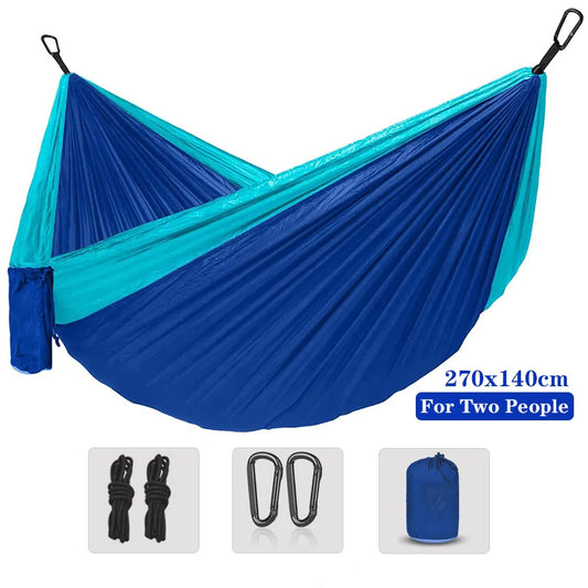Solid Color Parachute Hammock with Straps