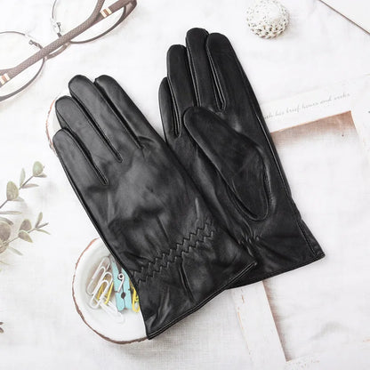 Gants d'hiver en cuir de mouton BISON DENIM