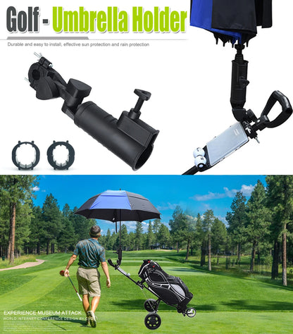 Supports de parapluie universels pour chariot de golf à 3 roues