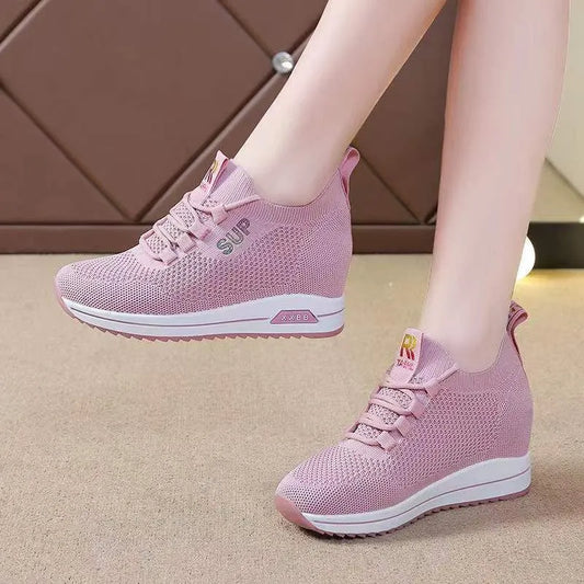 Women's Summer Hidden Heel Wedges Casual Sneaker