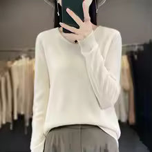 Pull col V 100% laine mérinos