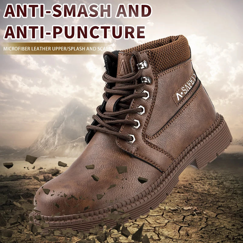 Indestructible Labor Shoes - Men's Waterproof Boots