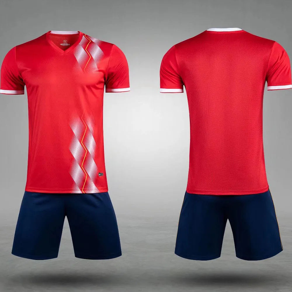 Quick-Drying Breathable Soccer Jersey Set for Men