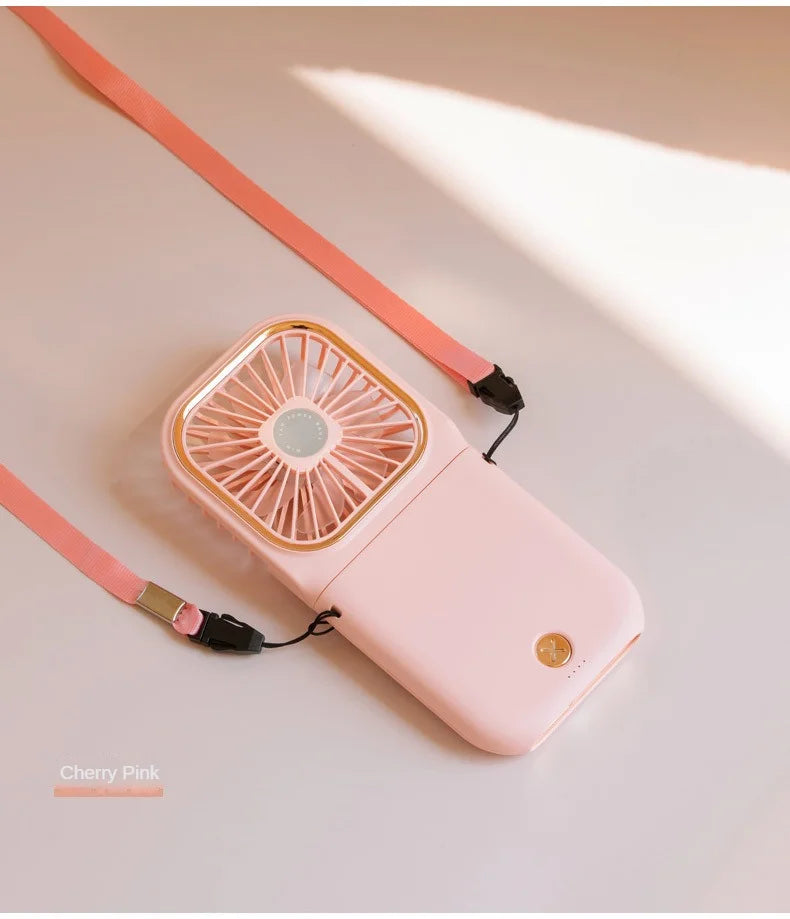 Outdoor Handheld Ultra Quiet Mini Desktop Fan