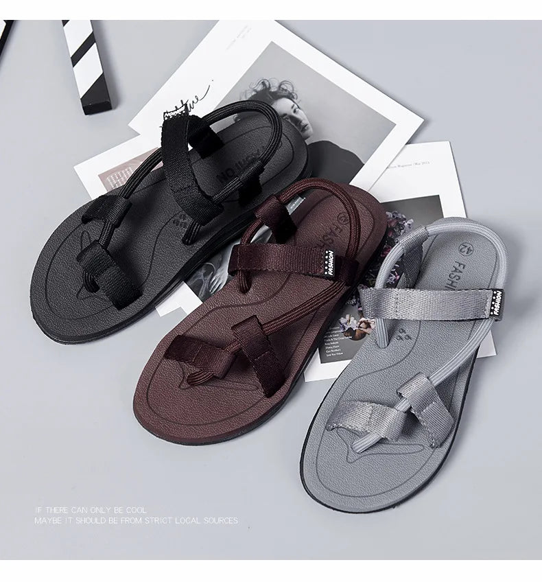 Slides Sandals - Men Hombre Gladiator Casual Sandals