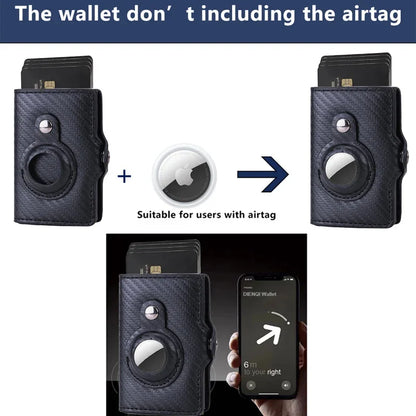 RFID Wallet for Men & Women — Slim Credit Card Holder Case RFID Blocking Bank Card Wallet
