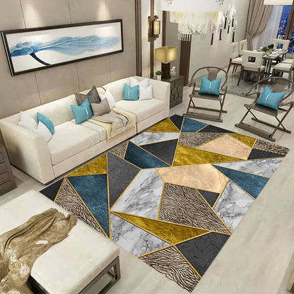 Tapis de salon en velours cristal