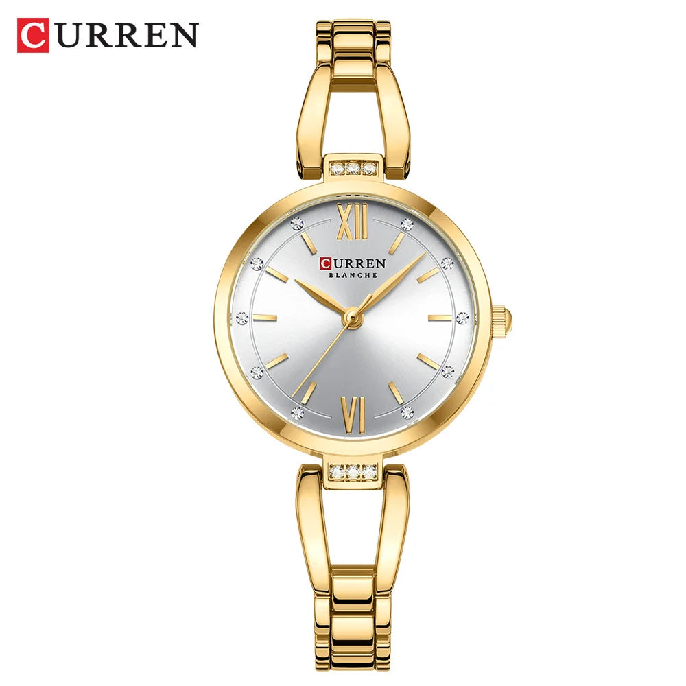 CURREN Luxury Diamond Quartz Watch for Women