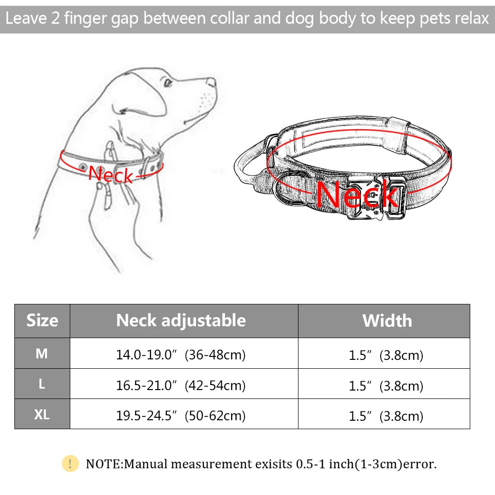 Tactical Dog Collar - Collars For Dogs With Leash
