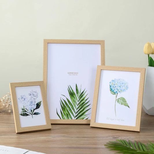 Wall-Hanging Wooden Photo Frame