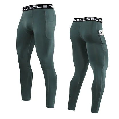 Men's Yoga Dry Fit Running Tight Leggings