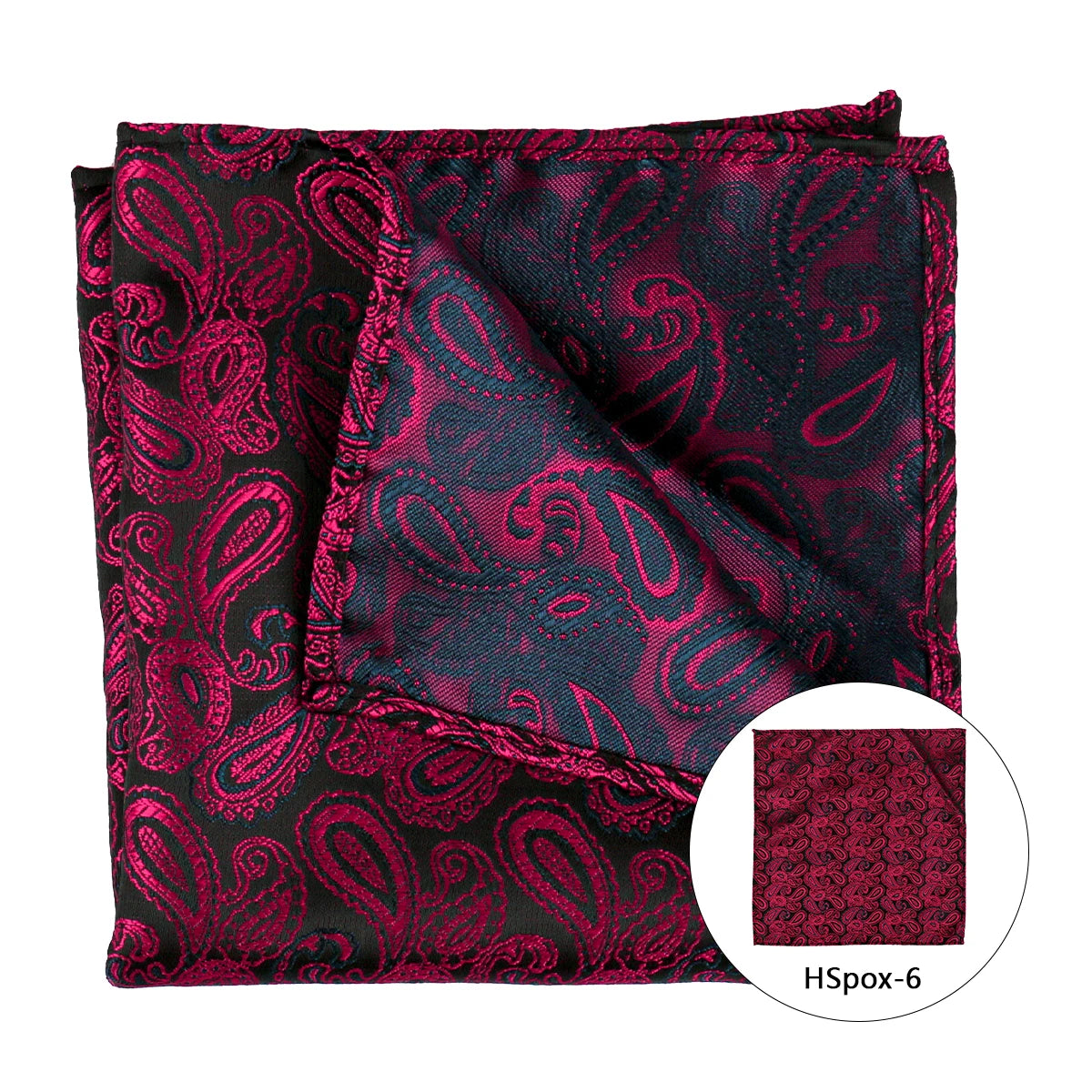 Pochette de costume homme à motif cachemire multicolore – Mouchoir de mariage tissé jacquard