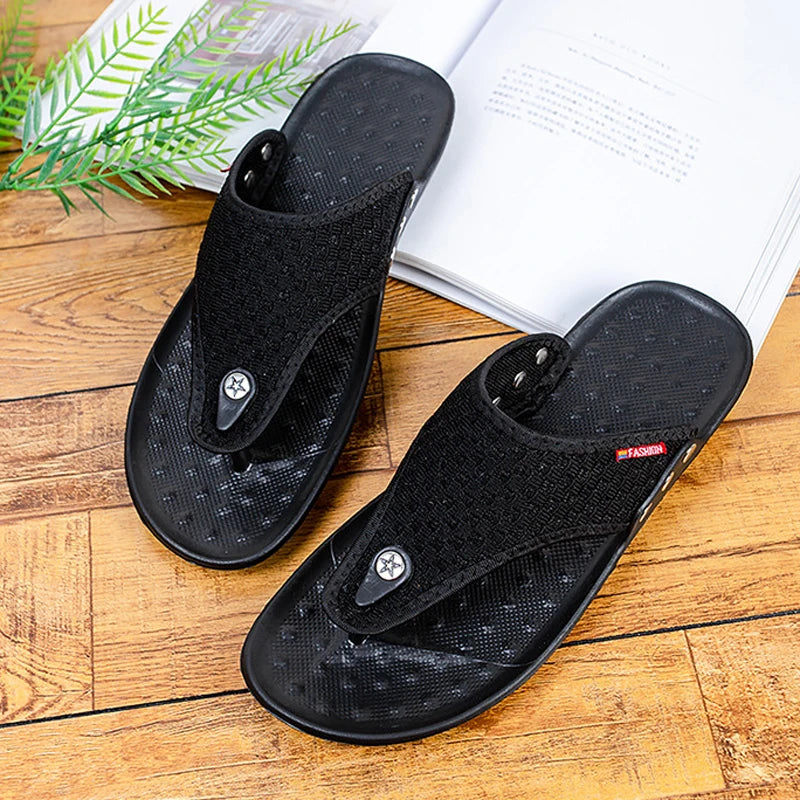 Rutschfester Bade-Flip-Flop, lässiger Strand-Slipper