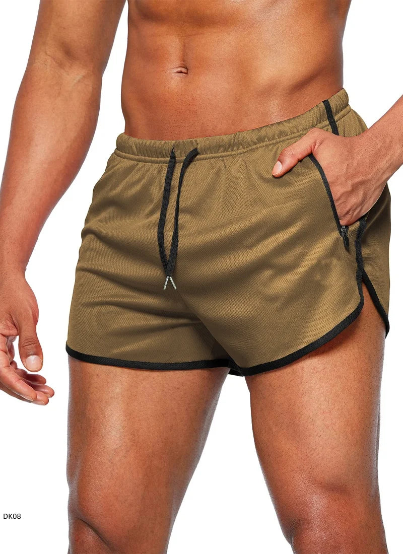 Men's Summer Fitness Mesh Gym Sport Shorts