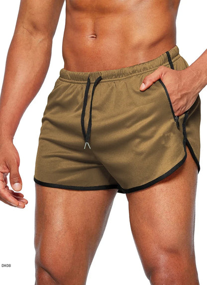Men's Summer Fitness Mesh Gym Sport Shorts