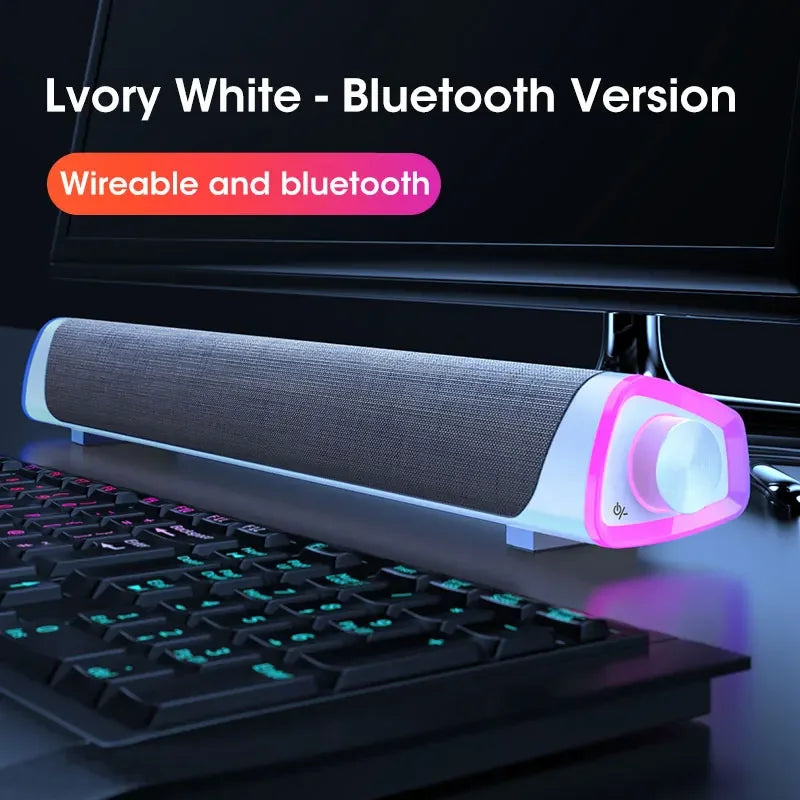4D Stereo Sound Bluetooth Computer Speaker