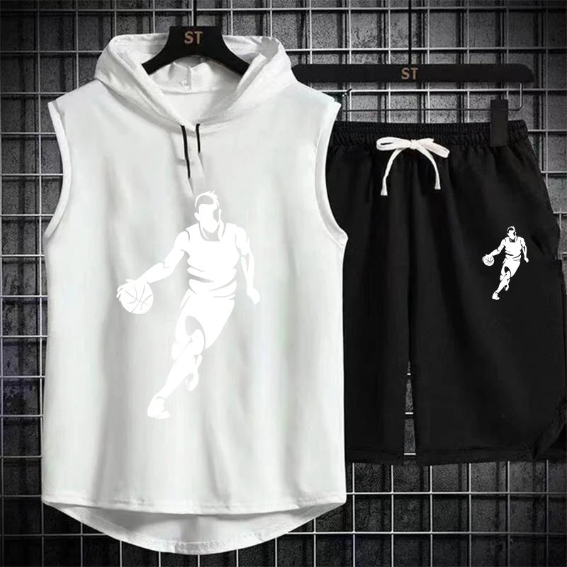 Men's Oversized Sleeveless Tracksuit