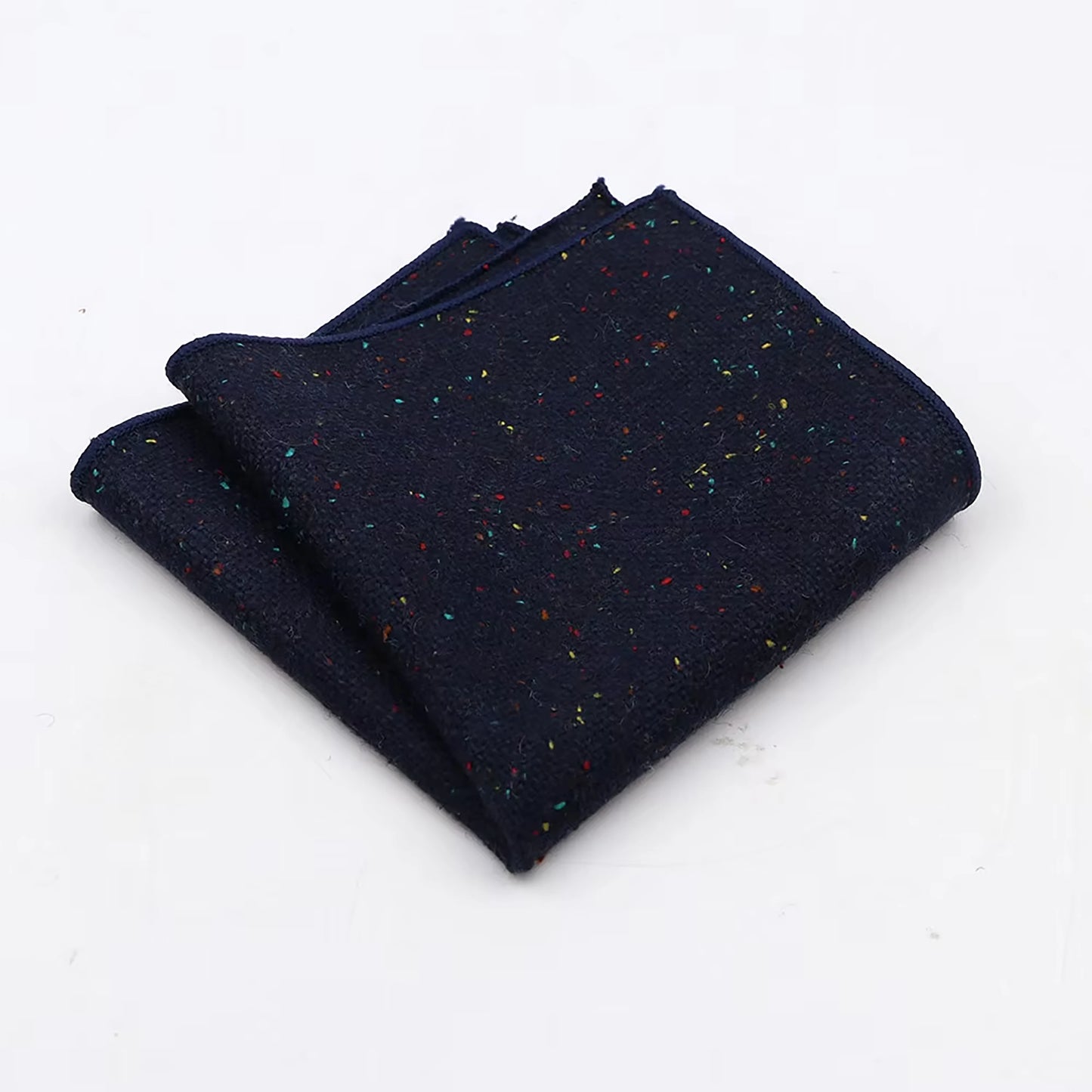 Mouchoir en coton uni pour homme – Pochette en laine mélangée douce