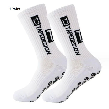 Mid-Calf Anti-Slip Sports Socks for Men