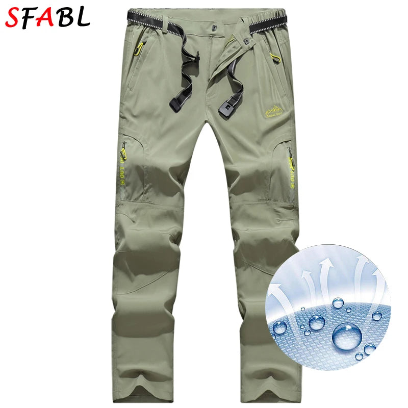 SFABL 5XL Quick-Dry Hiking Pants for Men